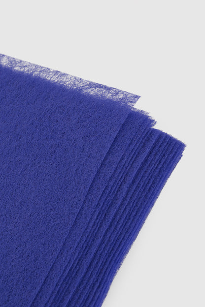22.5" Non-Woven Fiber Tissue Sheet Royal Blue