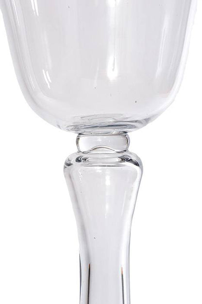 21.25" Reversible Glass Vase Clear