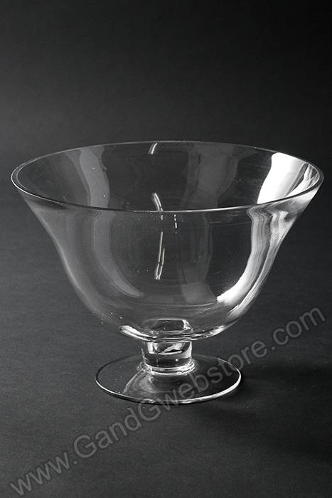 4.25" X 9" X 6.25" Glass Bowl Clear