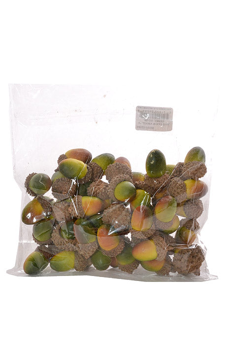 1" Acorn W/Natural Top Green PKG/50