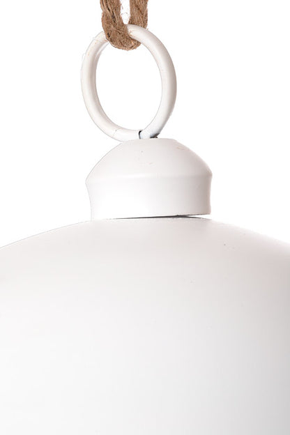 20" Jingle Bell Ornament White