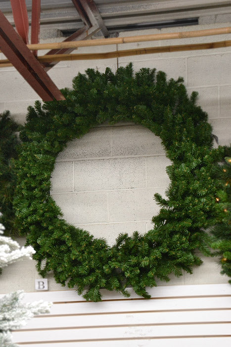 60" Deluxe Oregon Fir Wreath Two Tones Green