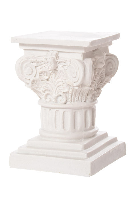 4.5" Poly Resin Pillar White