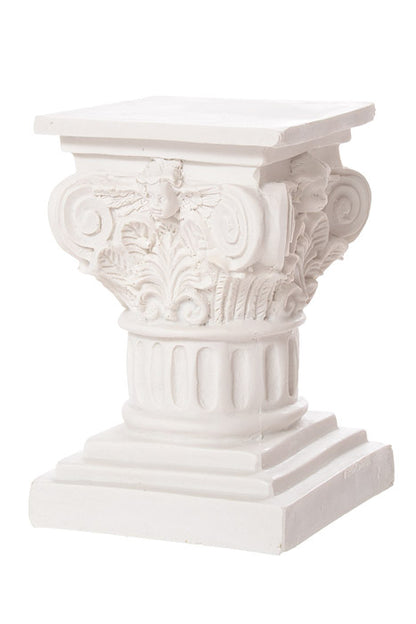 4.5" Poly Resin Pillar White