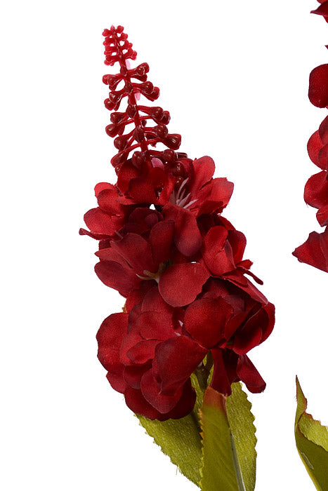 24.5" Silk Snapdragon Spray Burgundy