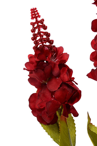 24.5" Silk Snapdragon Spray Burgundy