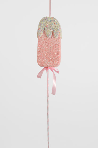 24" Glitter/Sparkling Popsicle Pink