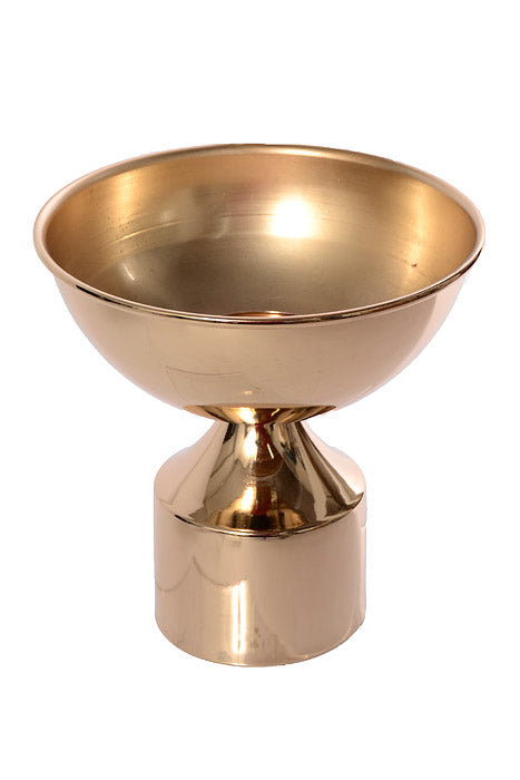 6" X 6.25" Metal Candle Holder Bouquet Stand Gold