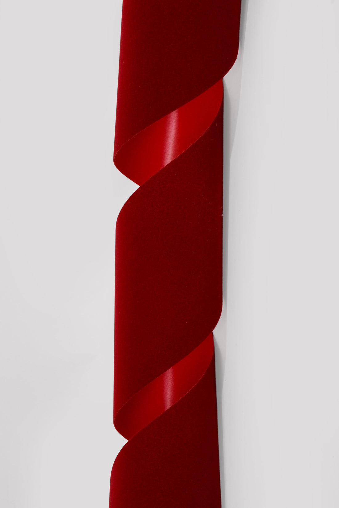 4" X 25Yds Vel-Pruf Plastic Ribbon Medium Holiday Red