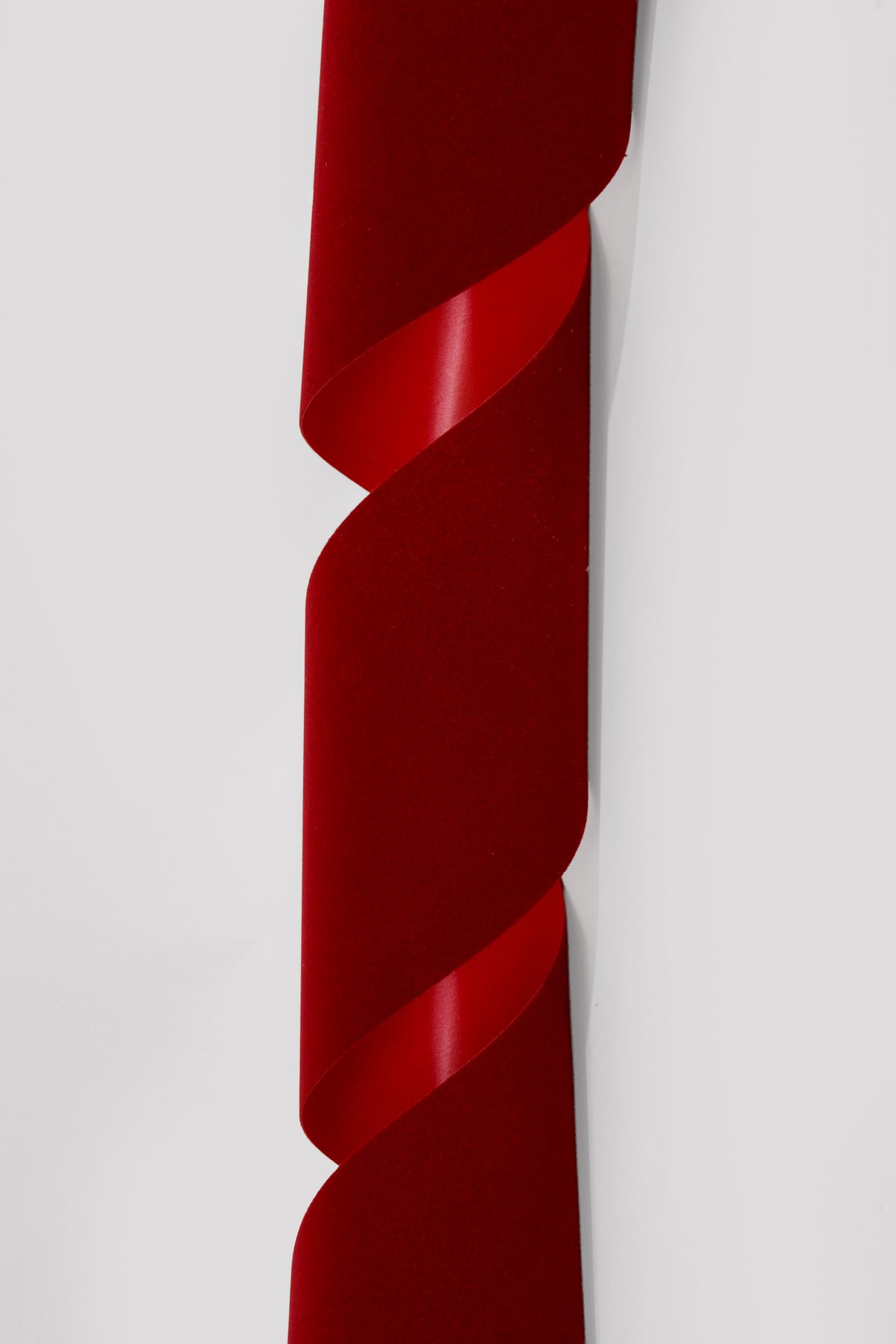 4" X 25Yds Vel-Pruf Plastic Ribbon Medium Holiday Red