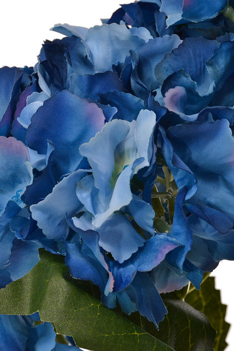 22.5&quot; Silk Hydrangea Bush Royal Blue