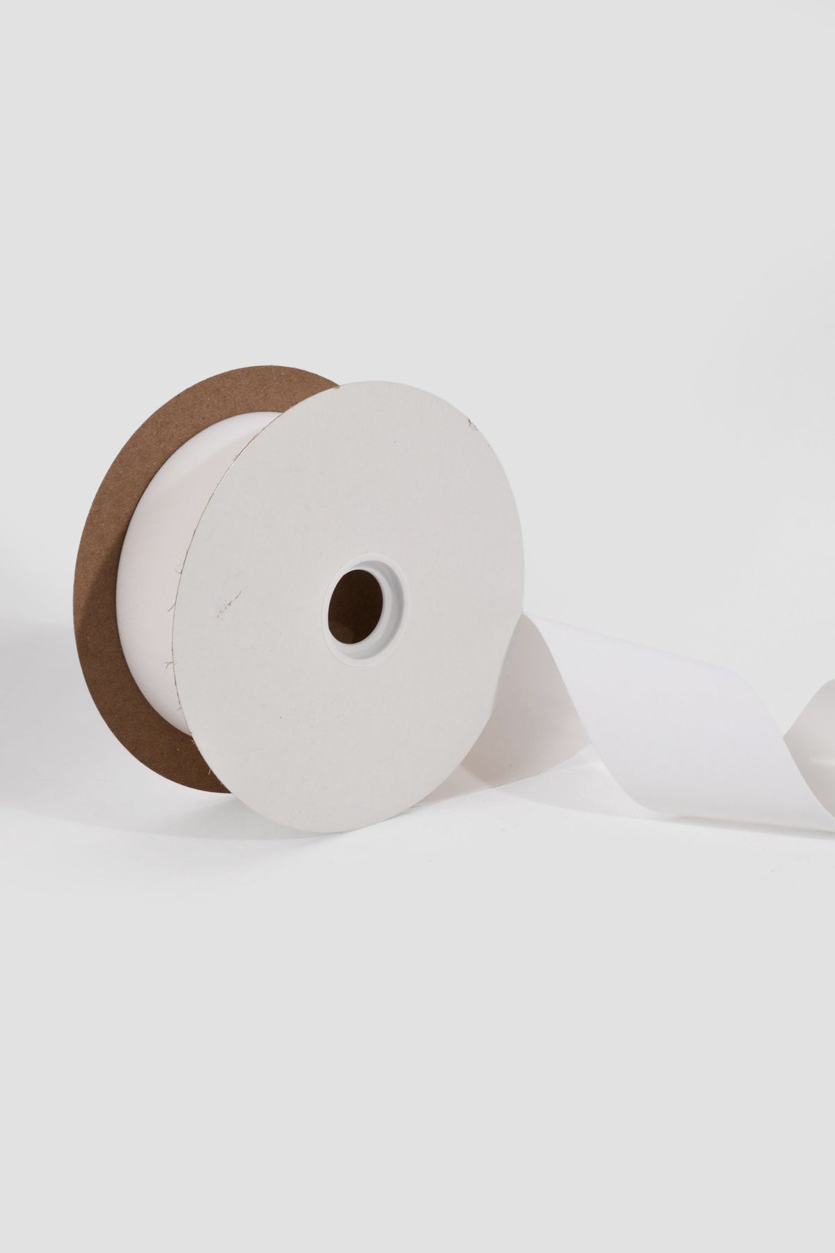 2.5" X 25Yds Vel-Pruf Plastic Ribbon White