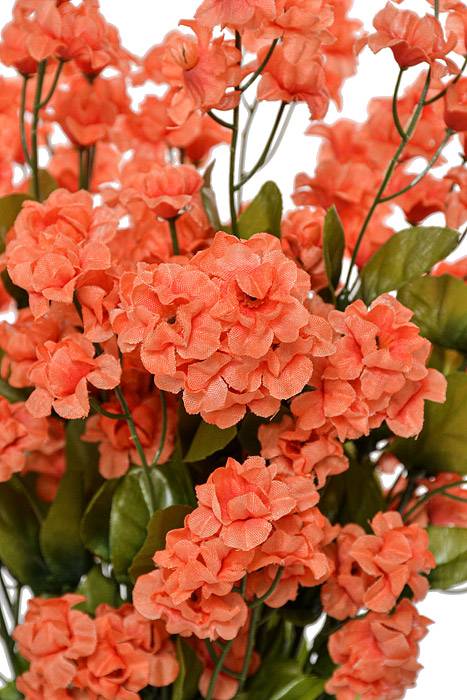 19" Silk Double Babybreath  Flame Pkg/6