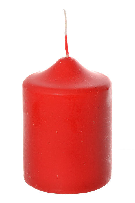 2.8" x 4" Patrician pillar Candle Red