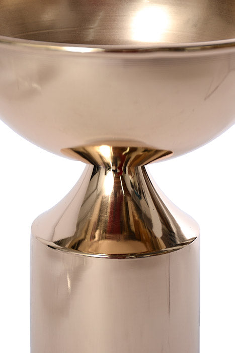 6" X 7.75" Metal Candle Holder Bouquet Stand Gold