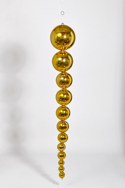 32" Ball Cluster Ornament Shiny Gold