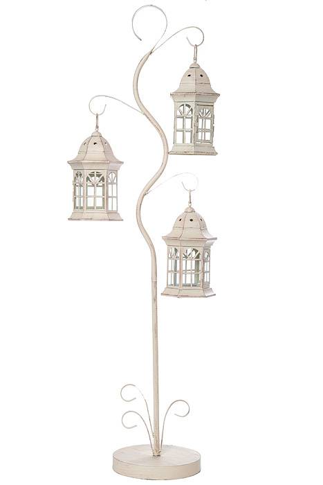 51.5" Hanging Lantern Tree Cream