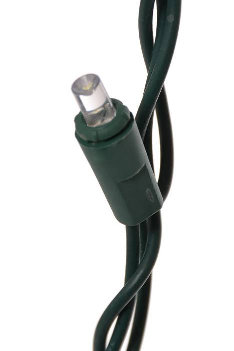 50 Ft 150 Light Micro Mini Led Set W/green Wire Pure White