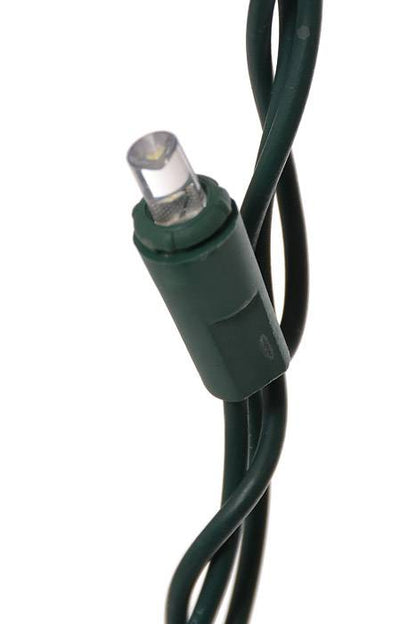 50 Ft 150 Light Micro Mini Led Set W/green Wire Pure White