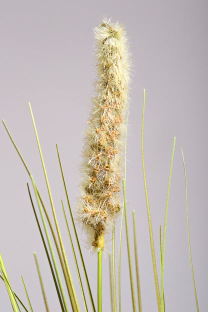 32" Artificial Grass Bush Green