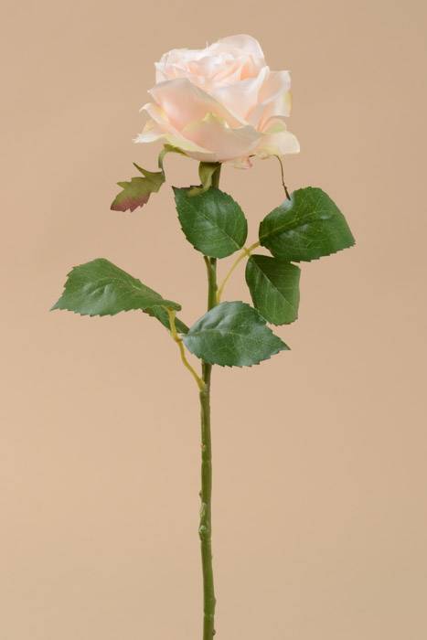 17.5" Open Rose Bud Spray Apricot