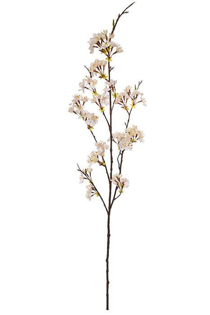42" Silk Cherry Blossom Spray Cream