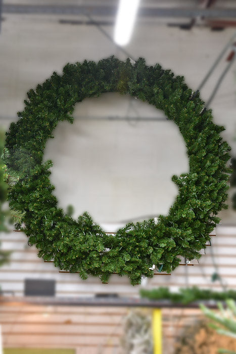 72" Light Deluxe Oregon Fir Wreath 400 Light Two Tones/Clear Britte