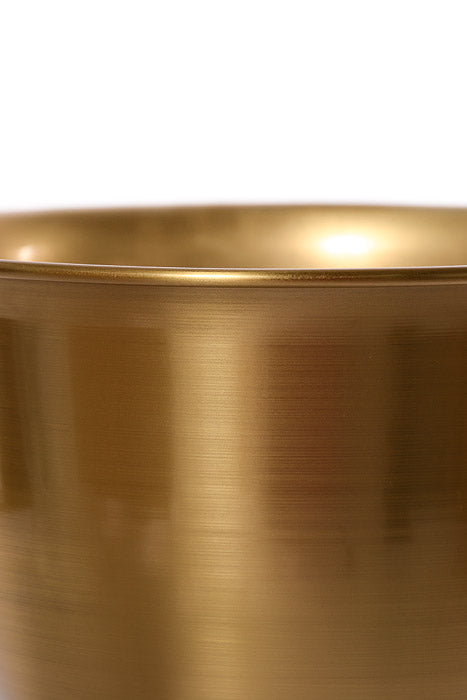 7.5" X 12" Metal Bouquet Stand Gold/Black