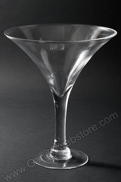 10" X 12" Martini Glass Vase Clear