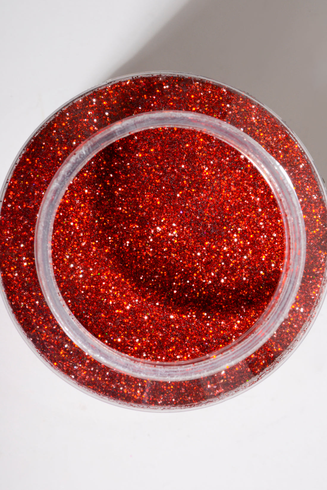 16Oz x 0.015 Lazer Glitter Red