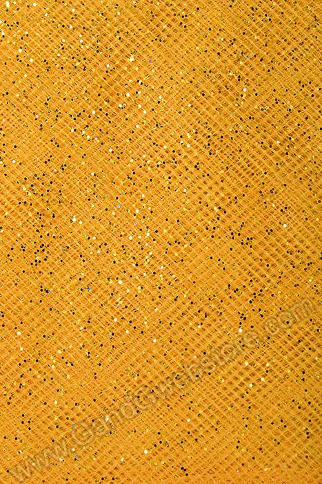 60" X 10yds Sparkle Tulle Yellow/gold