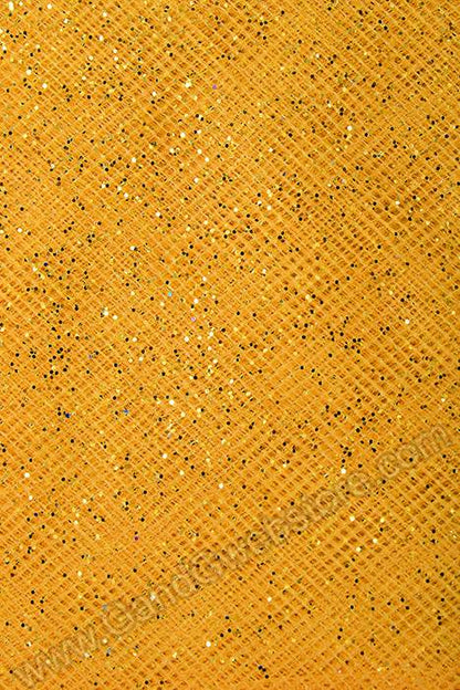 60" X 10yds Sparkle Tulle Yellow/gold