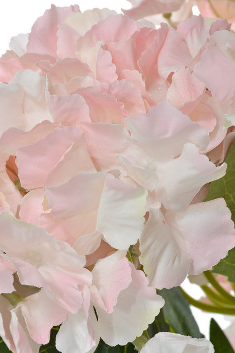 22.5" Silk Hydrangea Bush Pink