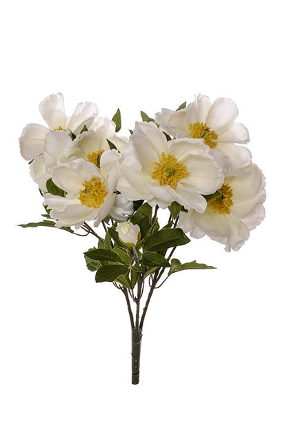 23" Silk Magnolia Bush Cream