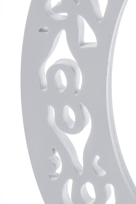 19.75" Carved Letter "c" White