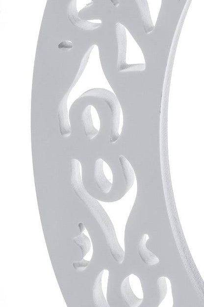 19.75" Carved Letter "c" White