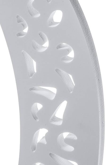 19.75" Carved Letter "d" White