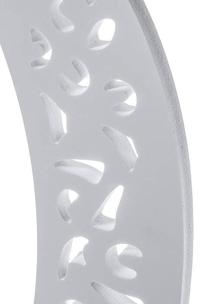 19.75" Carved Letter "d" White