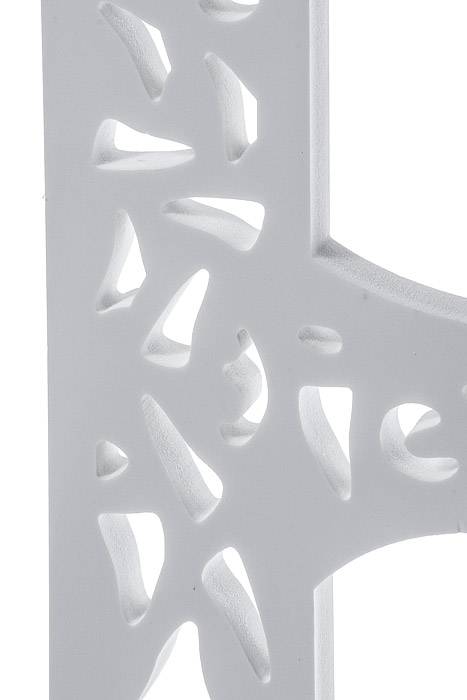 19.75" Carved Letter "e" White