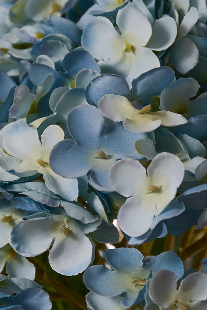 29.5" Silk Hydrangea Spray Blue
