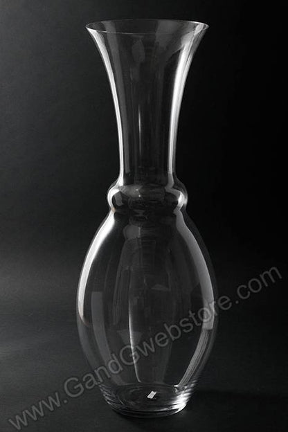 8.5&quot; X 27.5&quot; Glass Vase Clear