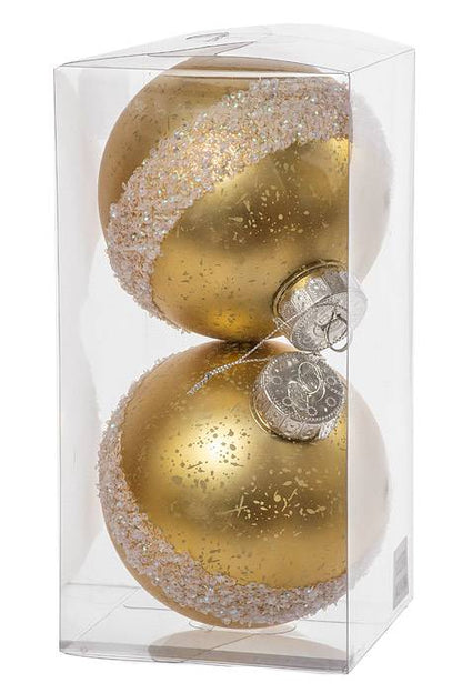 120mm Pet Ball Mercury Gold W/laser Glitter Bx/2