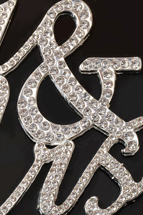 3.4" Rhinestone Cake Topper &