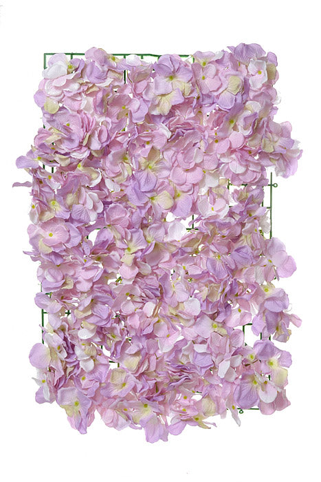 15.75" X 23.5" Silk Hydrangea Mat Lavender