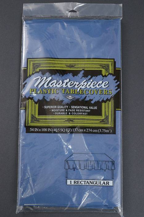 54" X 104" Rectangular Table Cover Blue