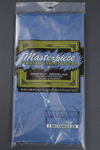 54" X 104" Rectangular Table Cover Blue