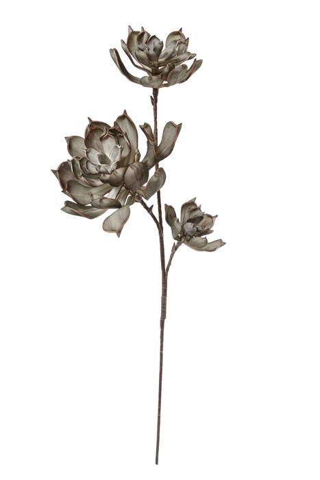 37" Foam Magnolia Spray Gray