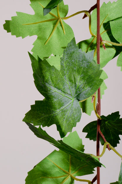 5.9Ft Maple Leave Garland Green