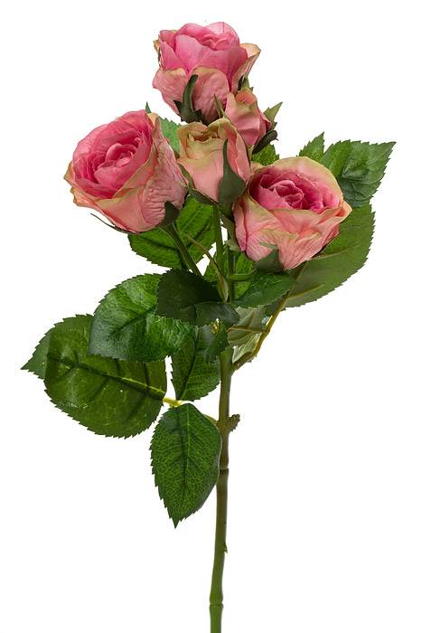 15.5" Rose Spray Dark Pink