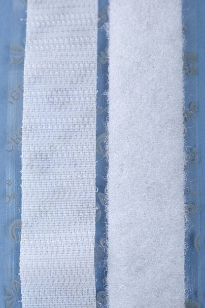 3/4" X 15ft Velcro Roll W/sticky Back White